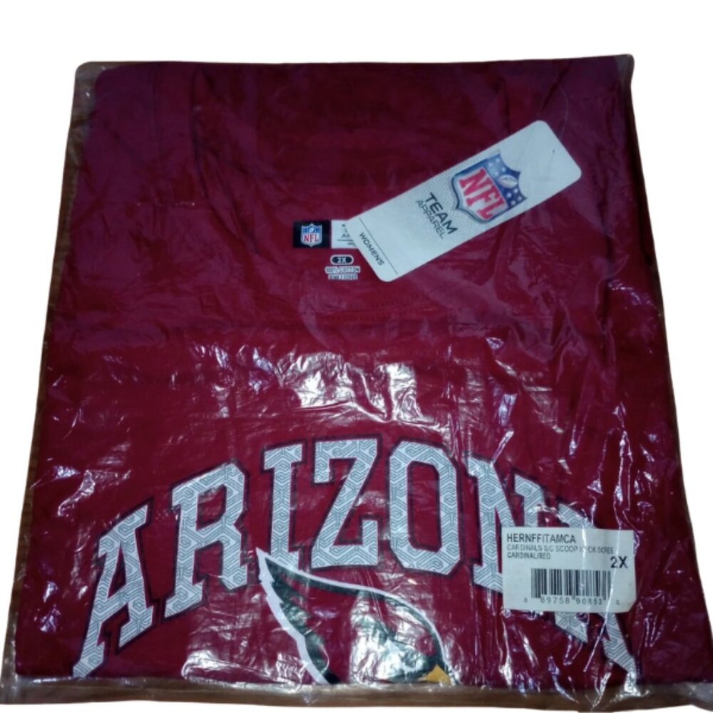 Arizona Cardinals Jersey Women’s 2X Red NFL Football Fan Gear - Picture 2 of 4